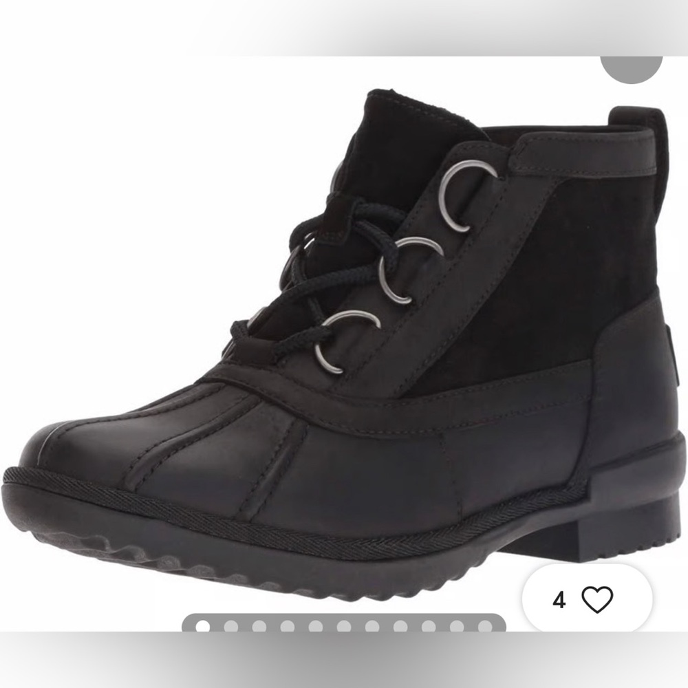 UGG Black Winter Ankle Boots